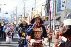 お貸し具足で参加の濱田隊員